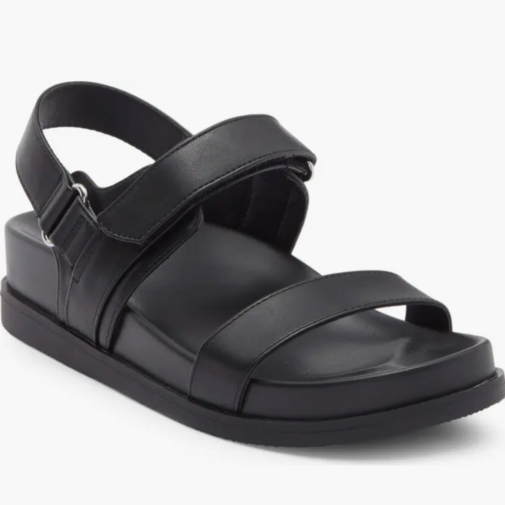dv dolce vita argyle strappy black sandal sizes 7 and 8 NIB
